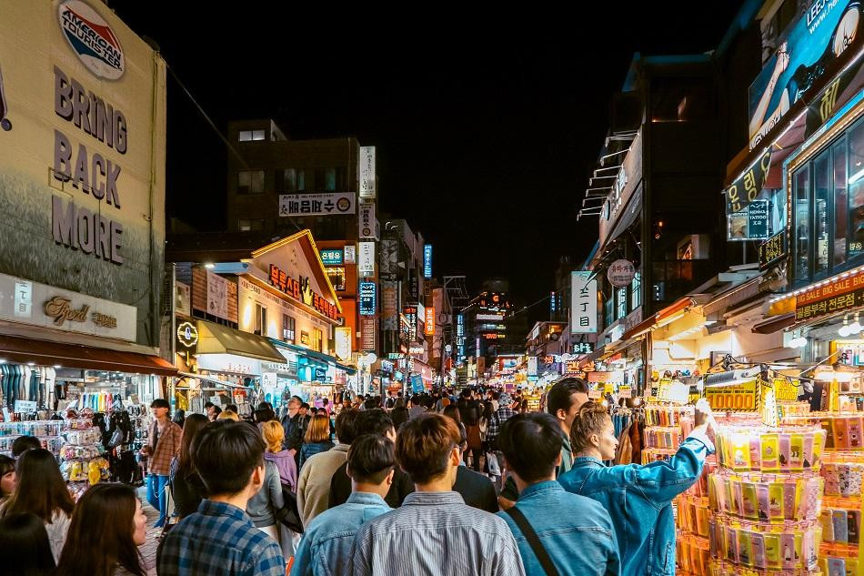 Hongdae buổi tối